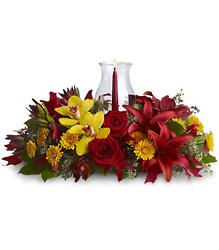 Glow of Gratitude Centerpiece Flower Power, Florist Davenport FL